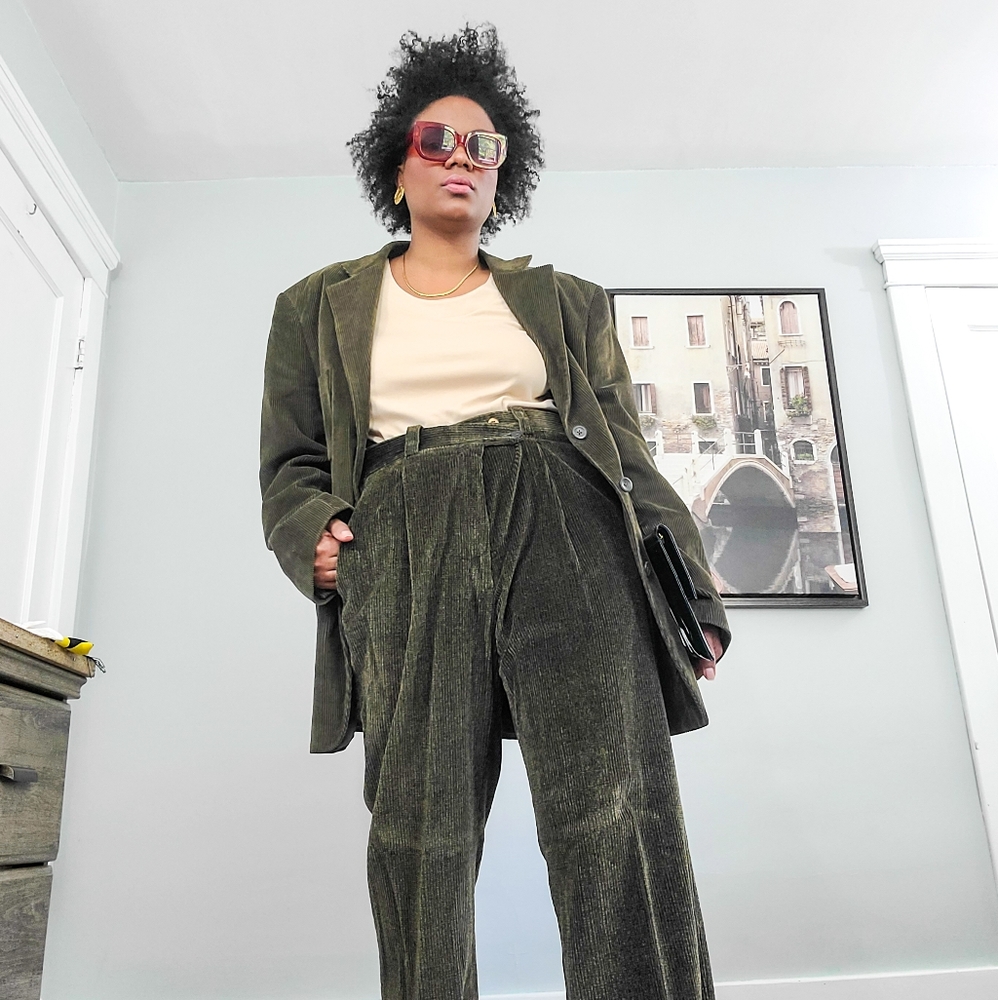 Dark Green corduroy Pants